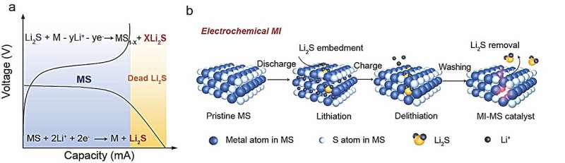 Electrochemically molecular-imprinted catalysts enable high-energy-density Li-S batteries