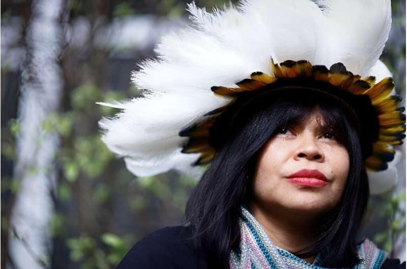 Eliane Xunakalo, president of the Federation of Indigenous Peoples of Mato Grosso, travelled to Brussels to campaign against deforestation