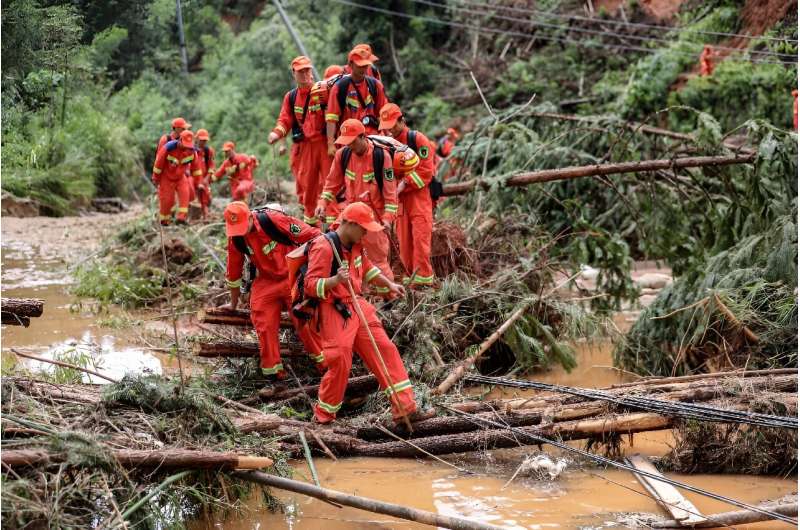 Extreme weather across large parts of China has triggered deadly natural disasters in the past few weeks