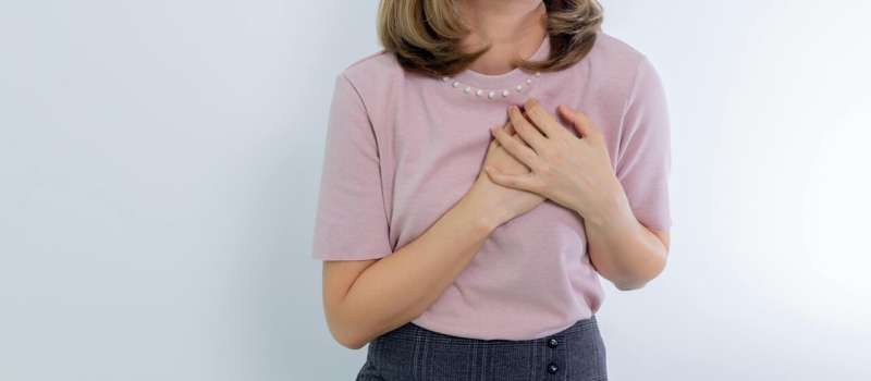 female chest pain