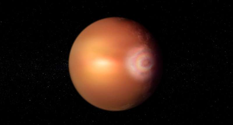 First 'glory effect' on hellish distant world?