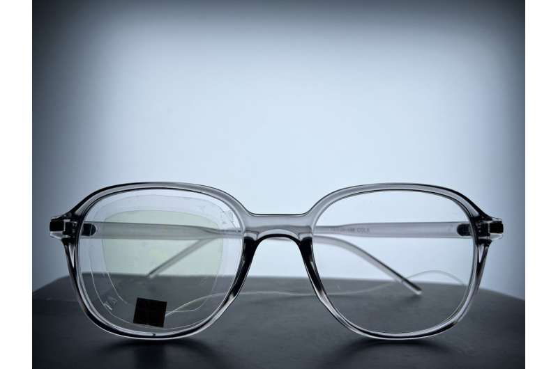 Flexible film senses nearby movements — featured in blink-tracking glasses