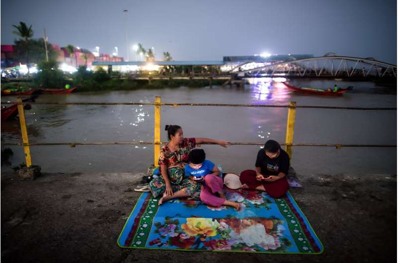 For many in the city of some eight million, relief from the heat comes only at night and outdoors