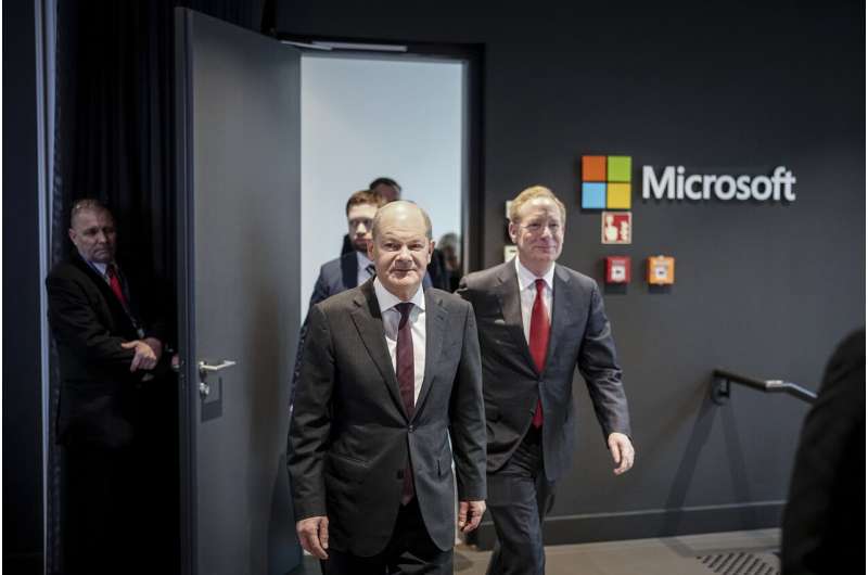 German chancellor welcomes Microsoft's $3.5 billion AI investment in Germany