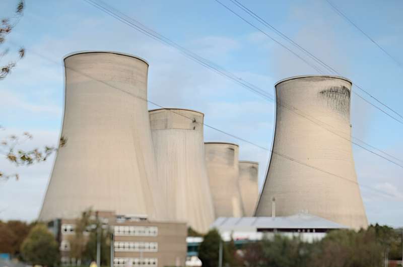 German energy giant E.ON's  power station near Nottingham -- one of the UK's biggest coal-fired plants