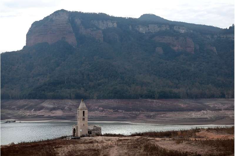 Ghost villages that were flooded to create reservoirs in this northeastern region are once again emerging
