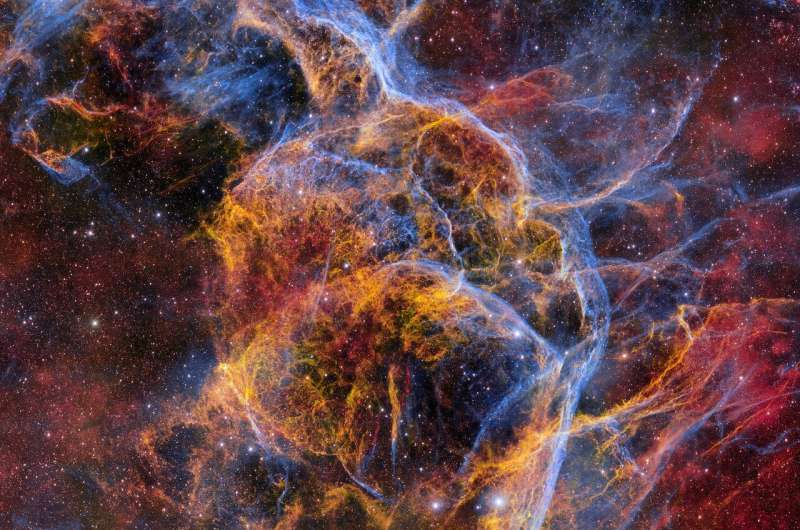 Ghostly Stellar Tendrils Captured in Largest DECam Image Ever Released