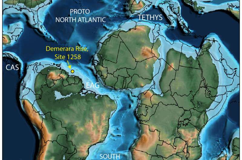 Die globale Erwärmung verursachte vor 93 Millionen Jahren eine weit verbreitete Anoxie in den Ozeanen