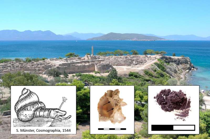 Greek Island was home to Bronze Age purple dye workshop