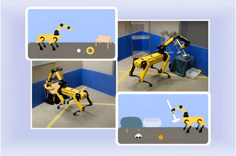 Helping robots practice skills independently to adapt to unfamiliar environments