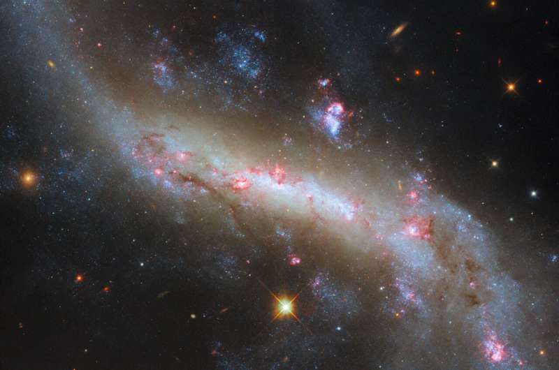 Hubble views broad and sweeping spiral galaxy NGC 4731