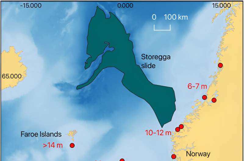 Huge tsunami with 20 meter waves may have wiped out Stone Age communities in Northumberland