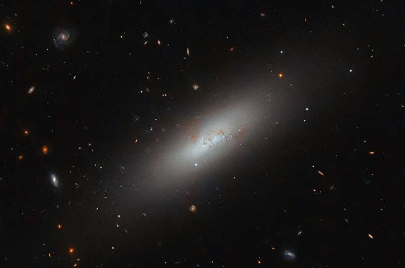 Image: Hubble spies diminutive galaxy IC 3430 in the constellation Virgo
