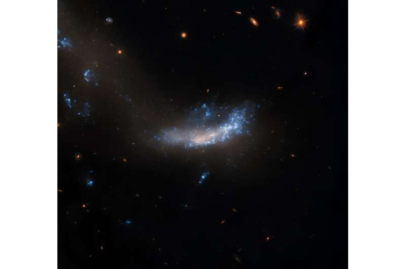 Image: Hubble views a galactic supernova site