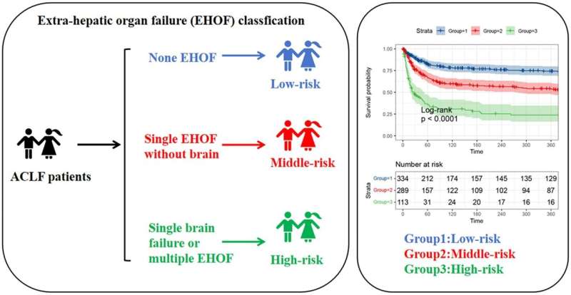 Impact of onset time, number, type, and sequence of extrahepatic organ failure on prognosis ofliver failure