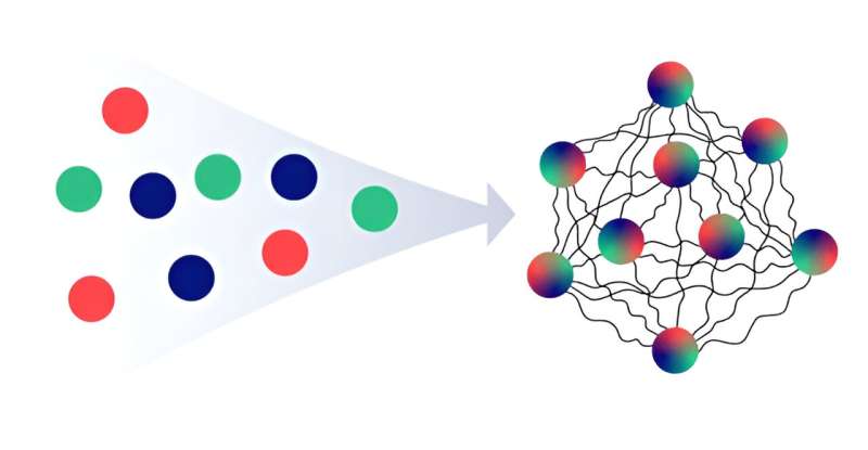 In neutrinos, quantum entanglement leads to shared flavor