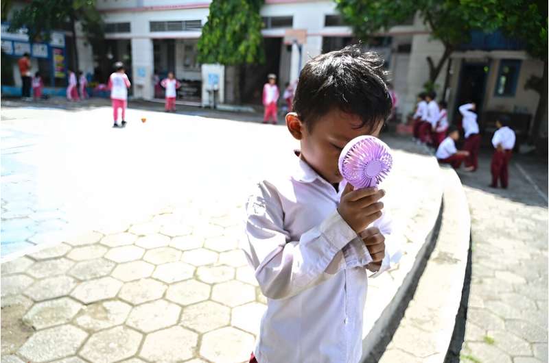 Indonesia experienced its hottest April for 40 years, according to officials