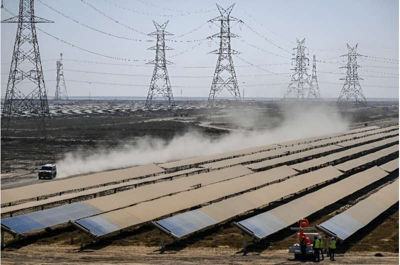 Khavda is a massive solar and wind energy project in a desolate region of India's Gujarat