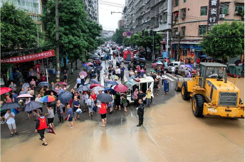 Large portions of China have been battered by heavy rains that have caused flooding and significant damage