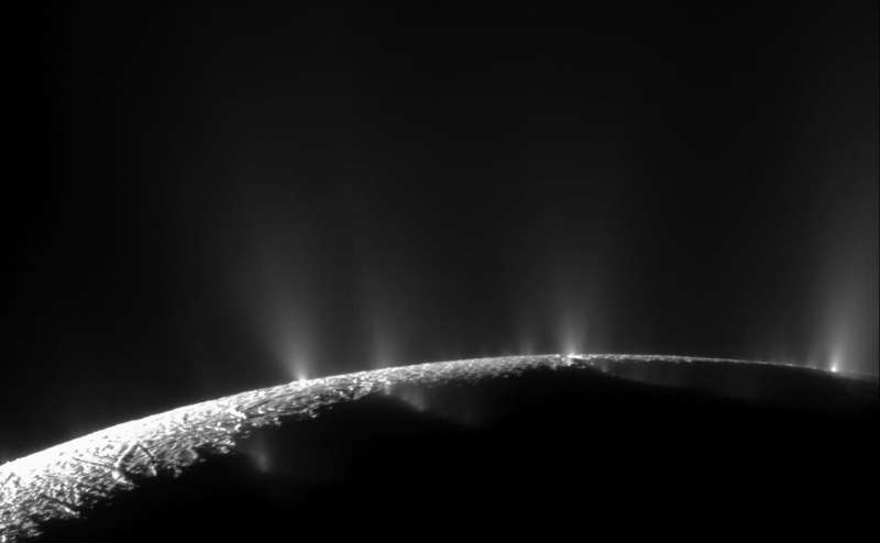 Life Signs Could Survive Near Surfaces of Enceladus and Europa