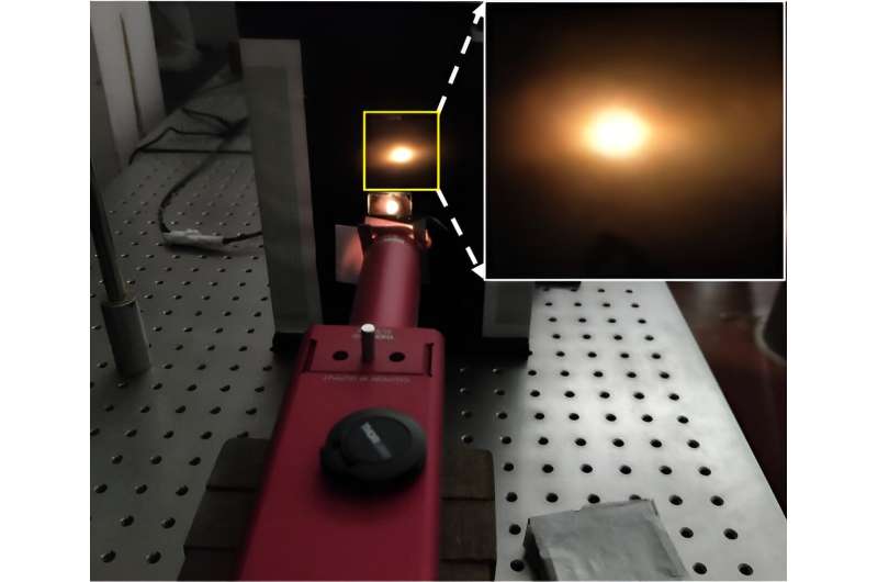 Low-cost flexible metasurfaces to increase the efficiency of optoelectronic devices