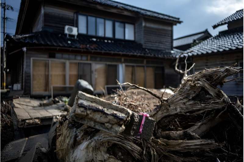 Masaki Sato's 85-year-old property he runs as a summer B&amp;B withstood the quake with only minor damage to a door