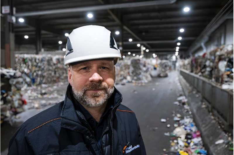Mattias Philipsson says the site could handle the equivalent of all Sweden's plastic waste