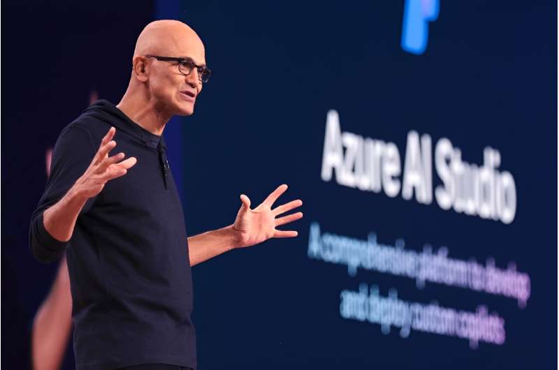 Microsoft CEO Satya Nadella says the company is focused on leading the way into the 'AI era'
