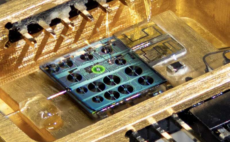 Miniaturizing a laser on a photonic chip
