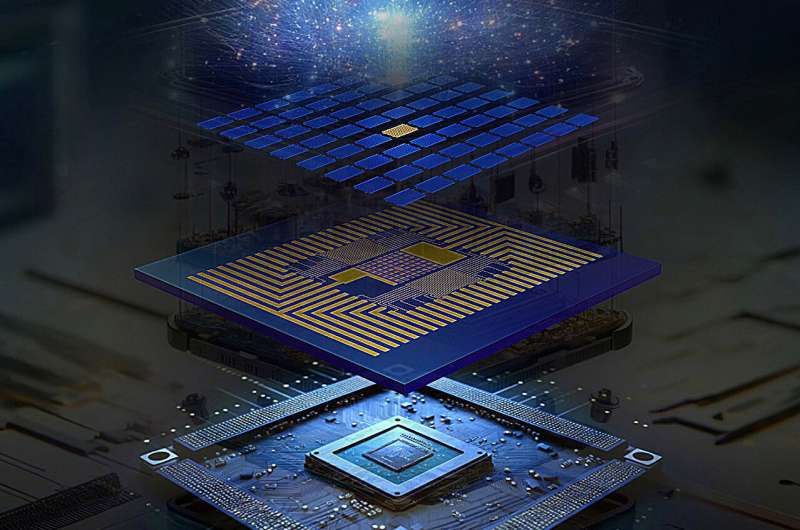 Modular, scalable hardware architecture for a quantum computer