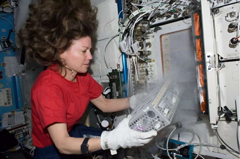 Monitoring microorganisms on the International Space Station