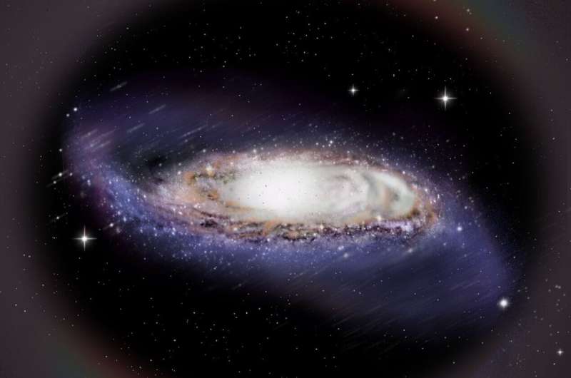 'Motion-picture' method reveals shape of the Milky Way's dark matter halo