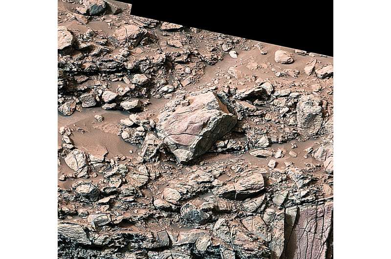 NASA’s Curiosity rover discovers a surprise in a Martian rock