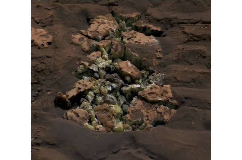 NASA’s Curiosity Rover Discovers a Surprise in a Martian Rock