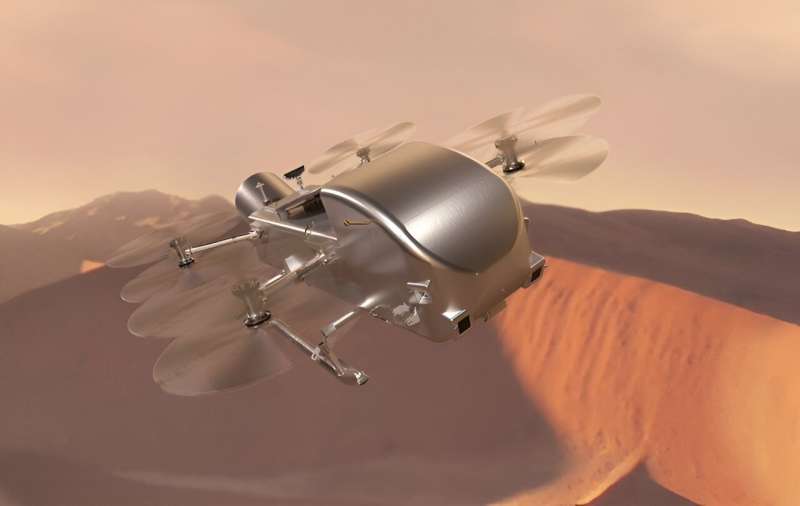 NASA's Dragonfly rotorcraft mission to Saturn's moon Titan confirmed