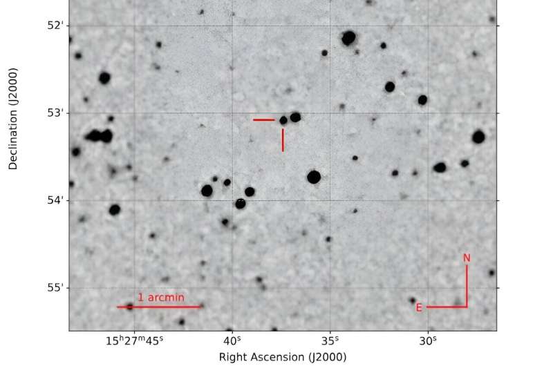 New cataclysmic variable discovered by astronomers