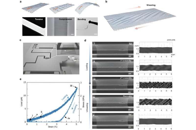 New method for achieving controllable tuning and assessing instability in 2D materials for engineering applications