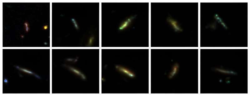New research shows that most early galaxies looked like breadsticks rather than pizza pies or dough balls