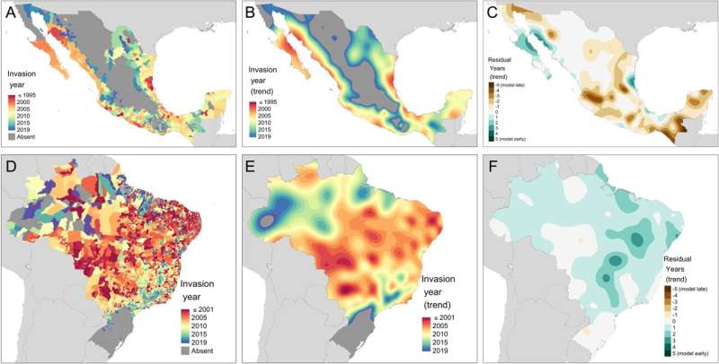 Une nouvelle étude prédit une aggravation de la propagation de la dengue au Mexique et au Brésil
