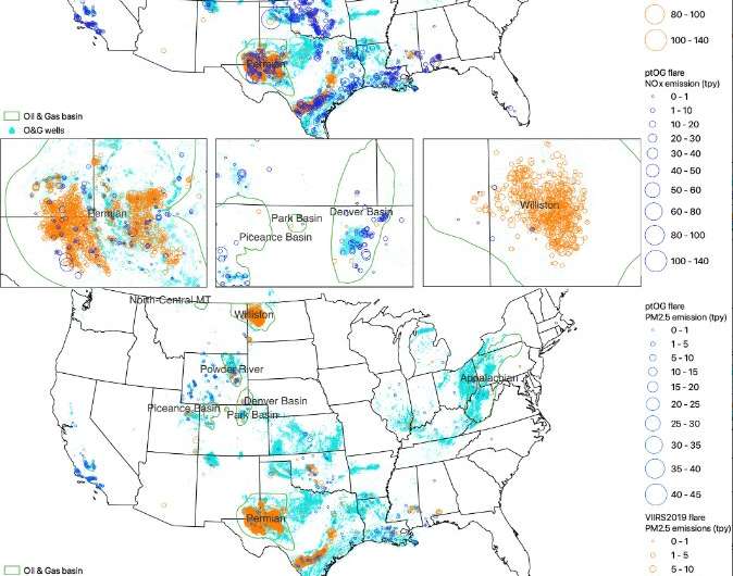 New study quantifies health impacts from oil and gas flaring in U.S.