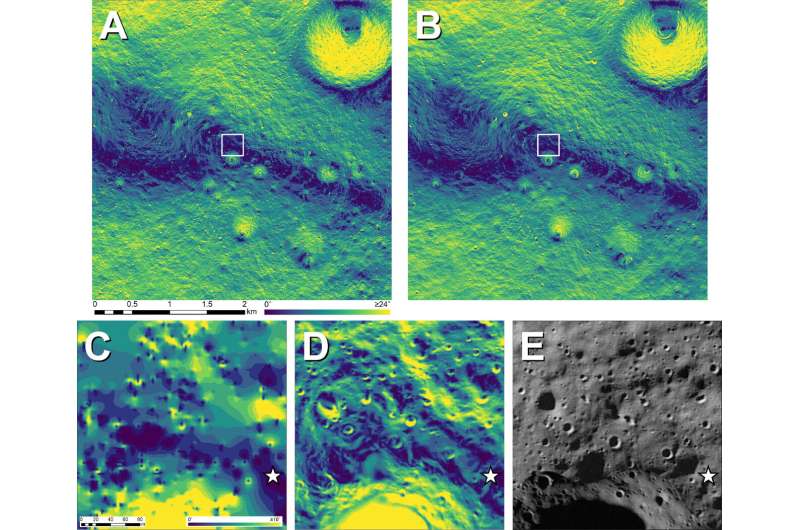 New technique offers more precise maps of the Moon's surface