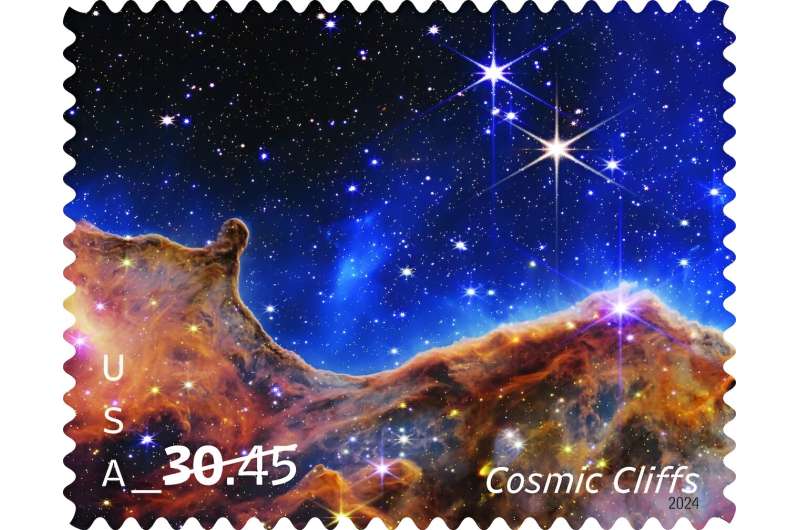 New U.S. Postal Service stamps feature iconic NASA Webb images