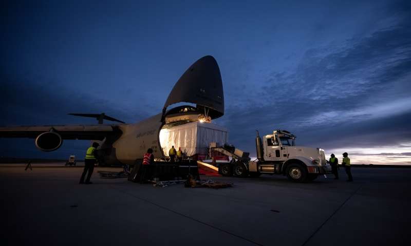 NOAA's GOES-U arrives in Florida for processing ahead of launch
