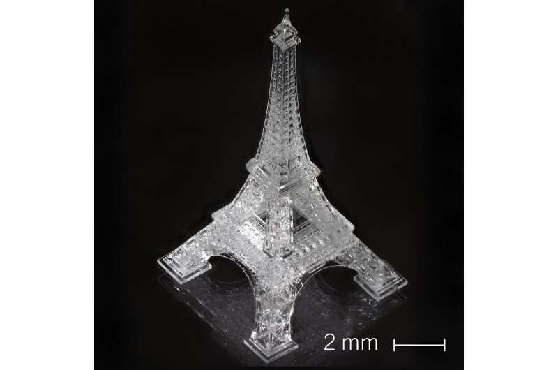 Novel process for 3D-printing macro-sized fused silica parts with hi-res features