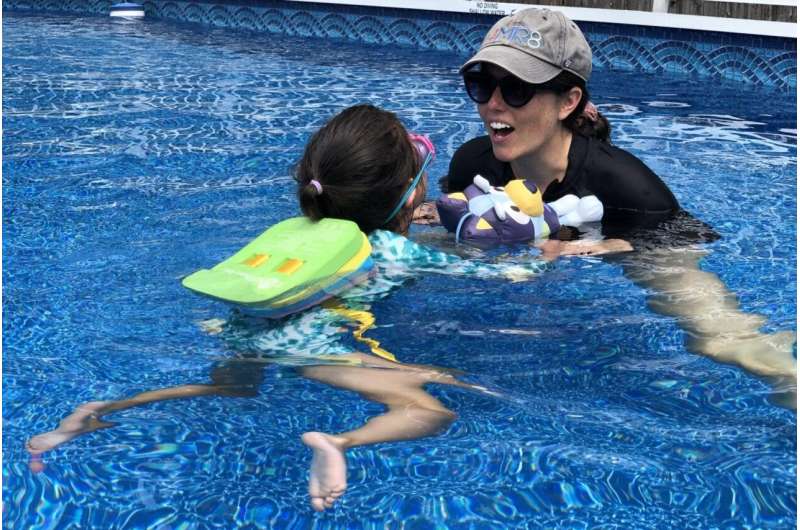 Occupational therapist devises inclusive adaptive swim lessons for autistic children