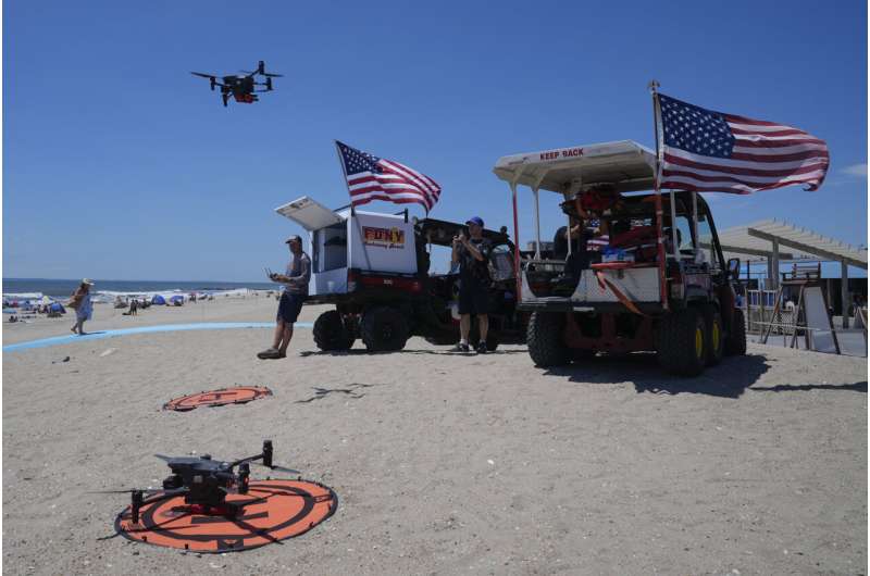 On NYC beaches, angry birds are fighting drones on patrol for sharks and swimmers