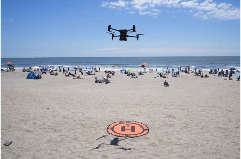 On NYC beaches, angry birds are fighting drones on patrol for sharks and swimmers
