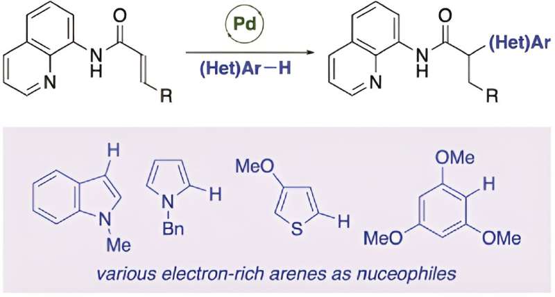 One-step synthesis of pharmaceutical building blocks: New method for anti-Michael reaction