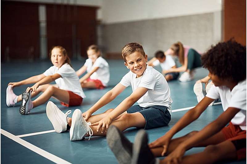 PE class: it can boost a child's body and mind