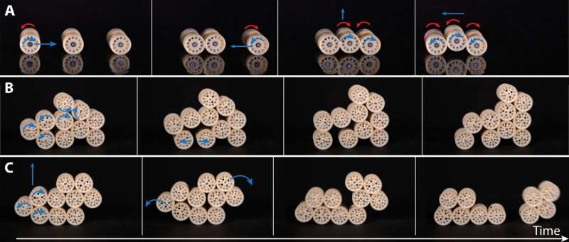 Physicists develop a modular robot with liquid and solid properties